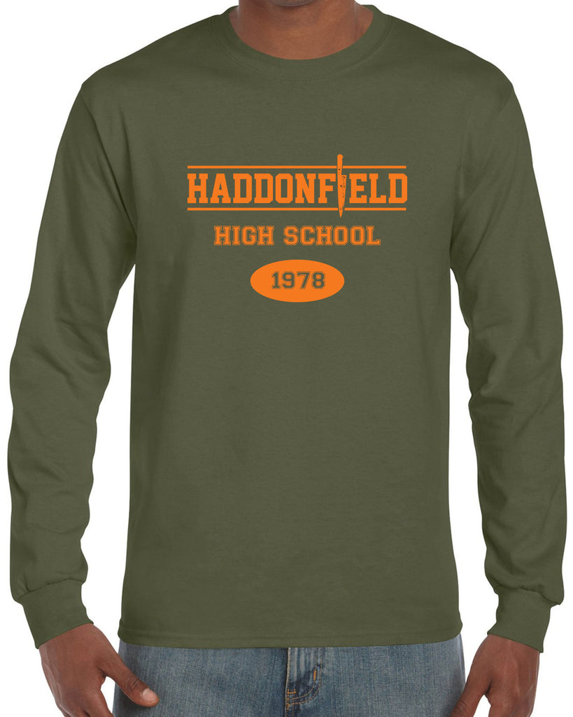 Hot Press Apparel Haddonfield High School Horror 70s Movie Thriller Slasher Costume Party Gift Present 