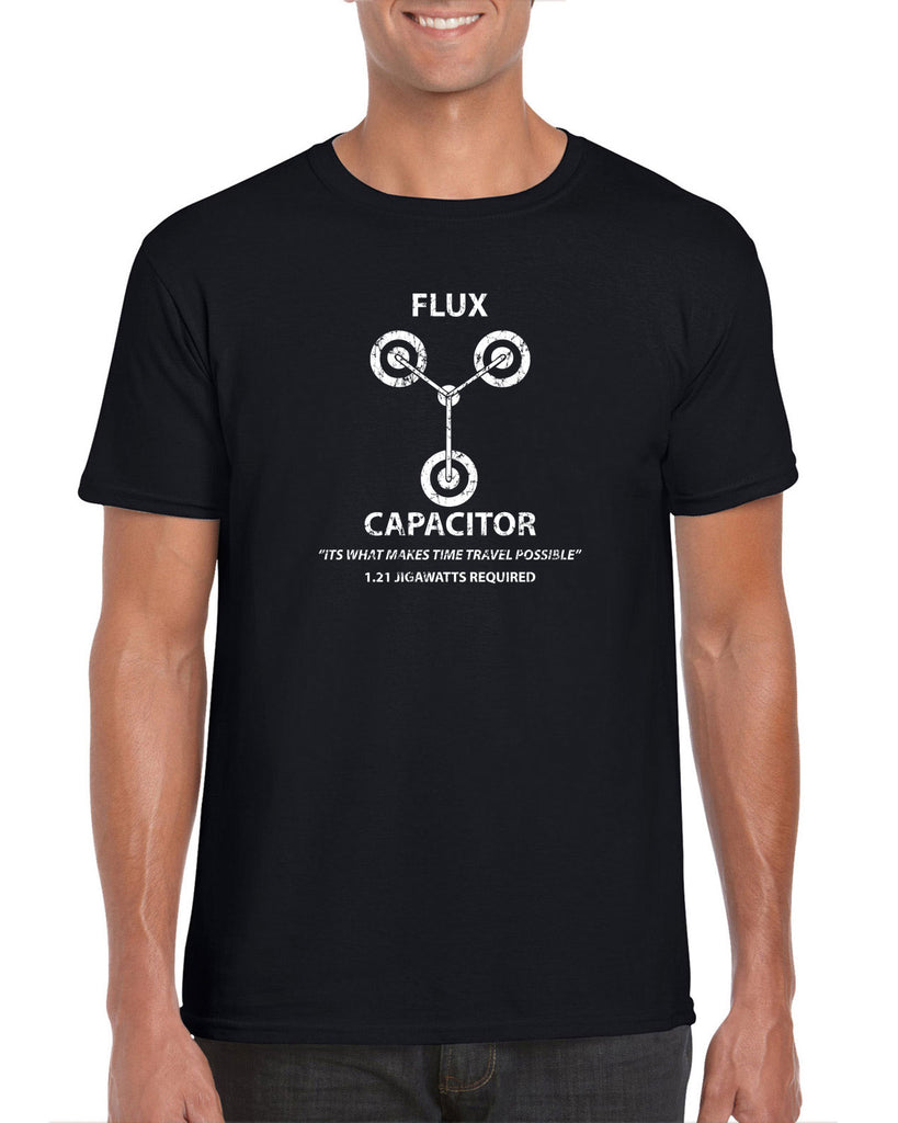 Men's Short Sleeve T-Shirt - Flux Capacitor