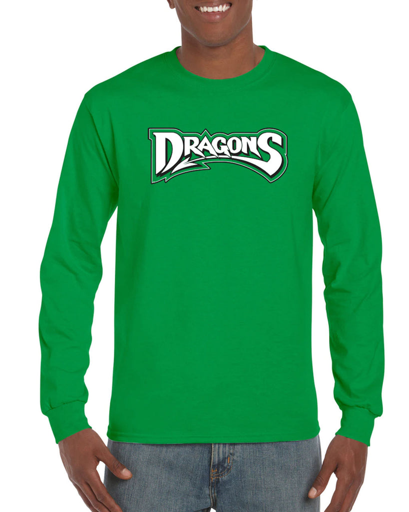 Dragons Baseball 100% Cotton Long Sleeve Shirt