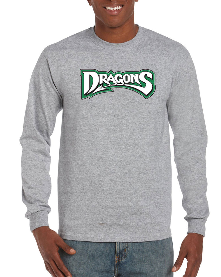Dragons Baseball 100% Cotton Long Sleeve Shirt